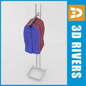 maya retail clothing rack raincoat