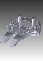 Stargate SG1 Asgard Daniel Jackson class spaceship