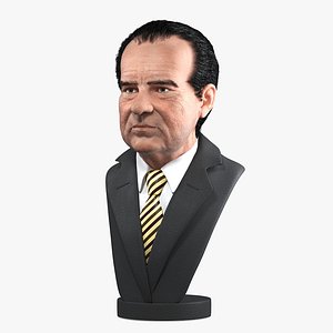 Richard Nixon Bust 3D Model