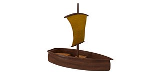 3D model Cartoon Boat