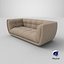 Modern Upholstered Tufted Sofa