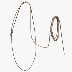 Natural Western Lasso Rope Catching Position