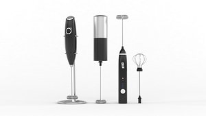 Milk Frother Collection 3D model