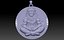 Pendentif sur le thème du lion faisant du yoga
