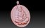 Pendentif sur le thème du lion faisant du yoga