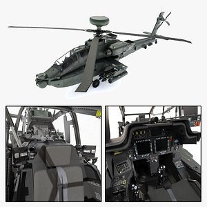 Boeing AH-64D Apache High Detail 3D model