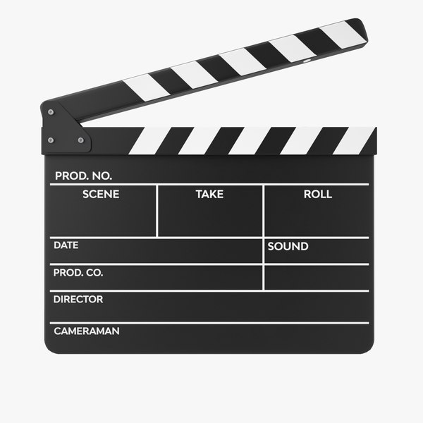 3D clapper board