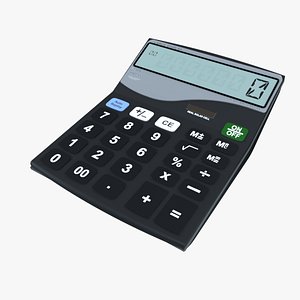 3D calculator model