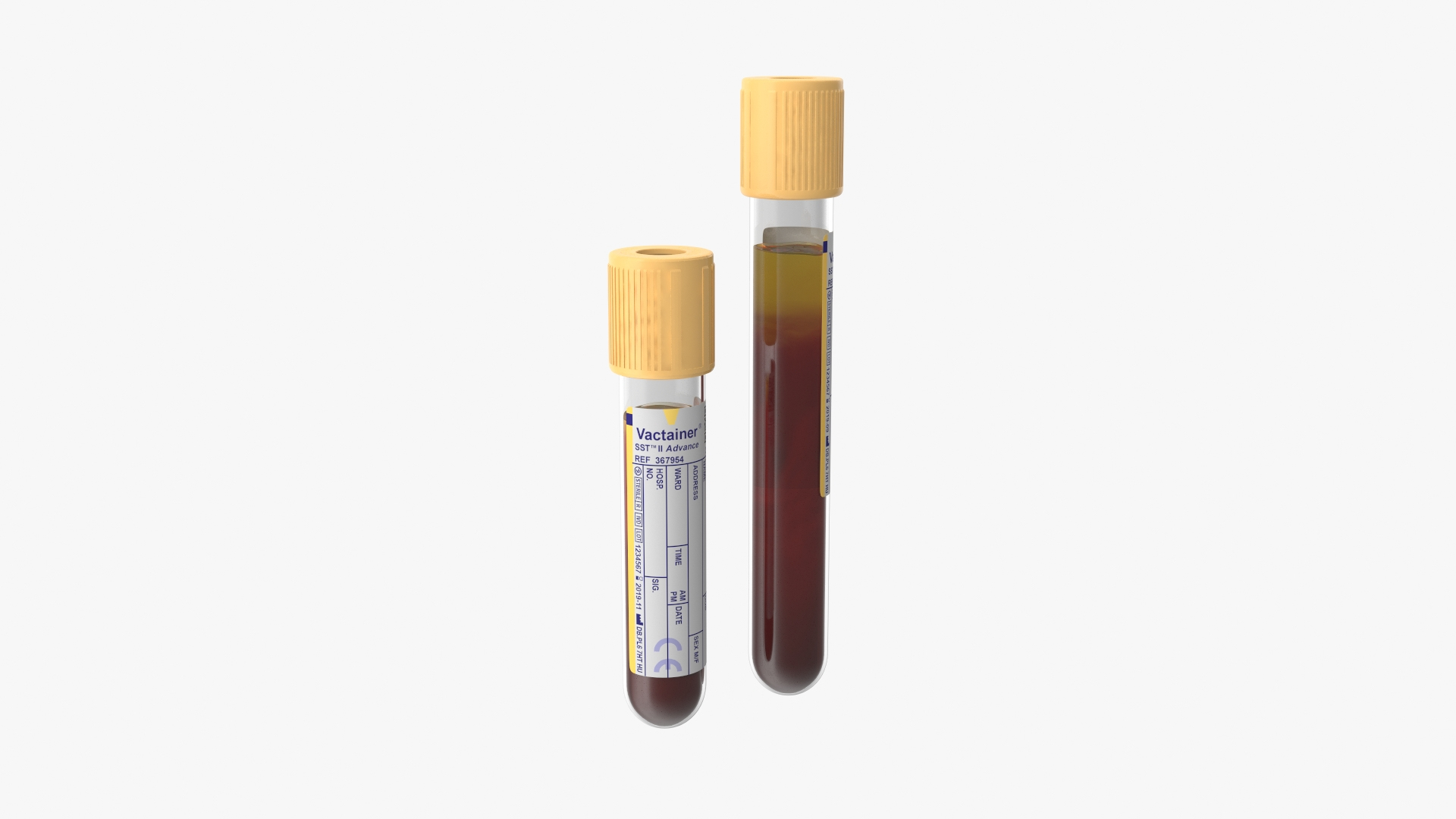 Yellow Test Tube 3D Model - TurboSquid 1540210