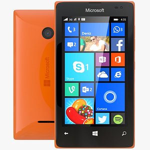 3d microsoft lumia 435 dual model