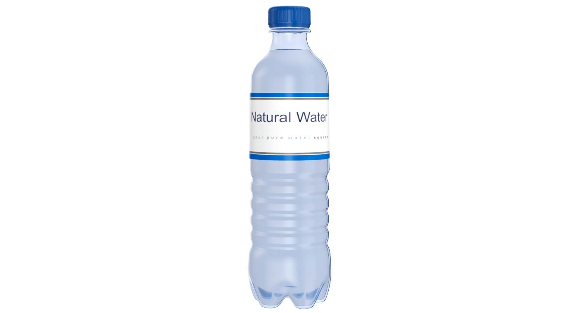 3D Real Water Bottle - TurboSquid 1375571