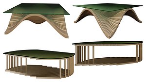 Parametric table 1 3D model