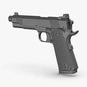 handgun pistol weapon 3D model