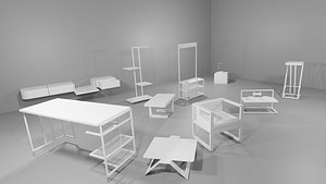 3D model Interior furniture