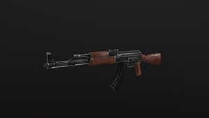 AK47 Low-poly PBR Free