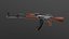 AK47 Low-poly PBR Free
