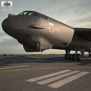 3D boeing b-52 b model