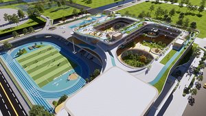 University School-B2 3D model