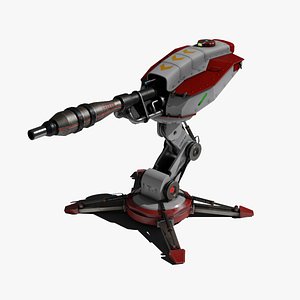 Sci-Fi Turret 3