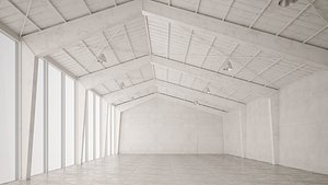 3D engine industrial office interior