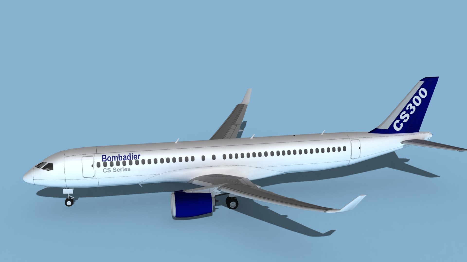 Bombardier CS300 Bombardier 3D model - TurboSquid 1746826