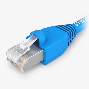 Ethernet Connector RJ45 3D model