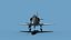 Douglas TA-4D Skyhawk V12 Brazil 3D model