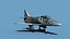 Douglas TA-4D Skyhawk V12 Brazil 3D model