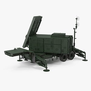 patriot radar mpq53 green 3D model