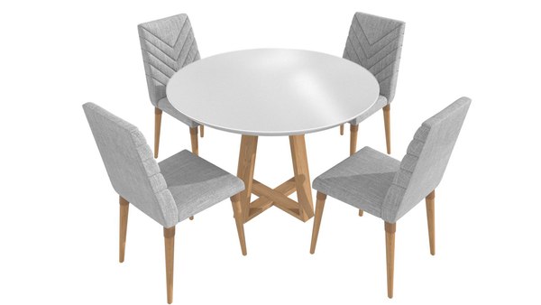 Utopia 5 Piece Dining Set 3d Model, Ashley Home Furniture Dining Chairs