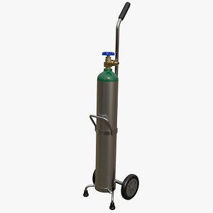 3D Oxygen Cylinder 1 Basic
