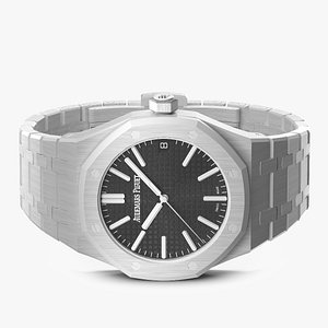 3D Audemars Piguet Royal Oak Black Stainless Steel Selfwinding model