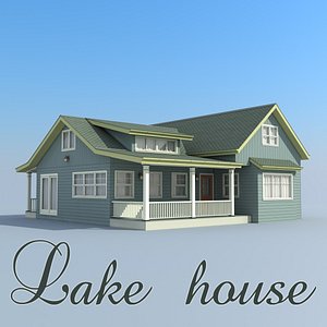 3d model lake house