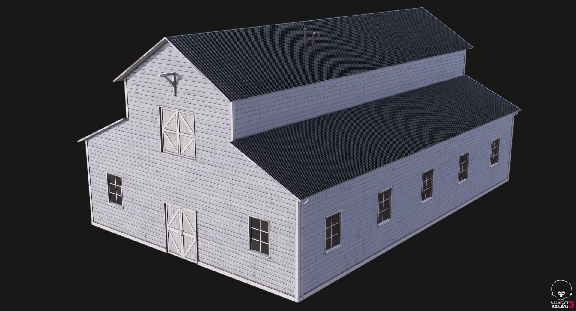 White Farm Building 61 Game Ready PBR 3D model https://p.turbosquid.com/ts-thumb/JV/n47tHp/EZ/screenshot000/png/1777137103/1920x1080/fit_q87/8debbe106999e74b489aba051abc766ece98ecc1/screenshot000.jpg