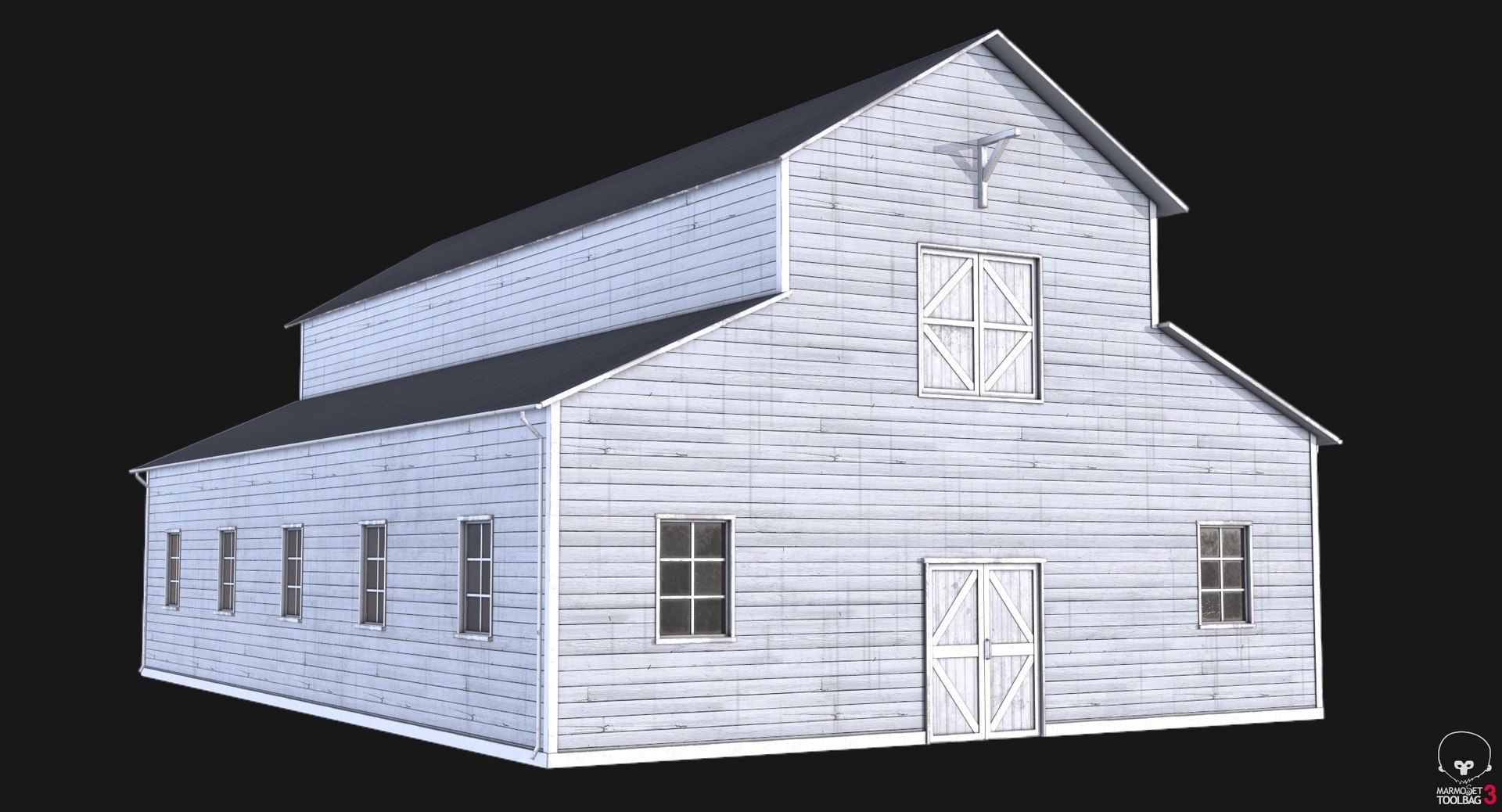 White Farm Building 61 Game Ready PBR 3D model https://p.turbosquid.com/ts-thumb/JV/n47tHp/k8/screenshot002/png/1777137100/1920x1080/fit_q87/39087bb25d08f0364f21074c53e49e06524b169e/screenshot002.jpg
