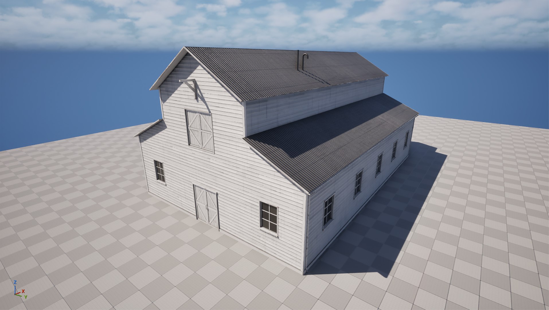 White Farm Building 61 Game Ready PBR 3D model https://p.turbosquid.com/ts-thumb/JV/n47tHp/te/screenshot20260425204533/png/1777137099/1920x1080/fit_q87/edea2b97dc168f72149d614b606b88218114b3a4/screenshot20260425204533.jpg