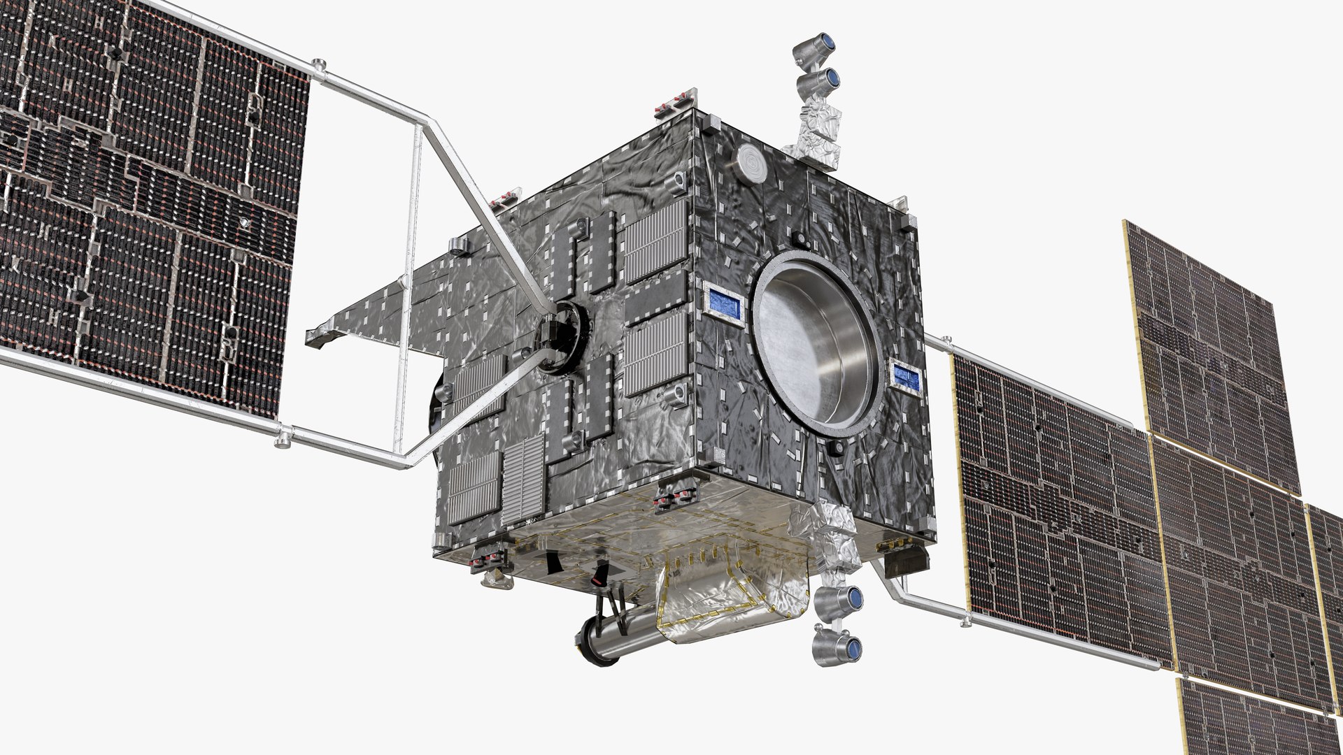 3D Psyche Spacecraft model https://p.turbosquid.com/ts-thumb/JV/p61FvM/bY/a17/png/1769290310/1920x1080/fit_q87/78984ab305ba85c20b12ebb98238eaf094e2d63b/a17.jpg