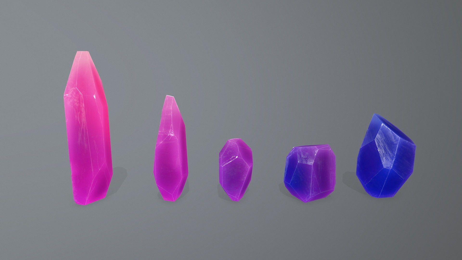 3D Model Crystal Set - TurboSquid 2285590