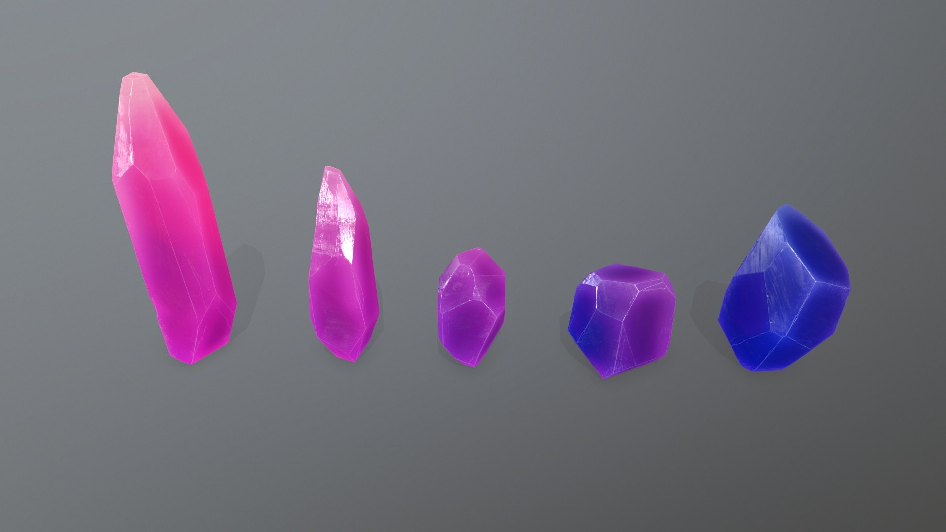 3D Model Crystal Set - TurboSquid 2285590
