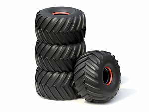 Monster Truck Tire 3D model