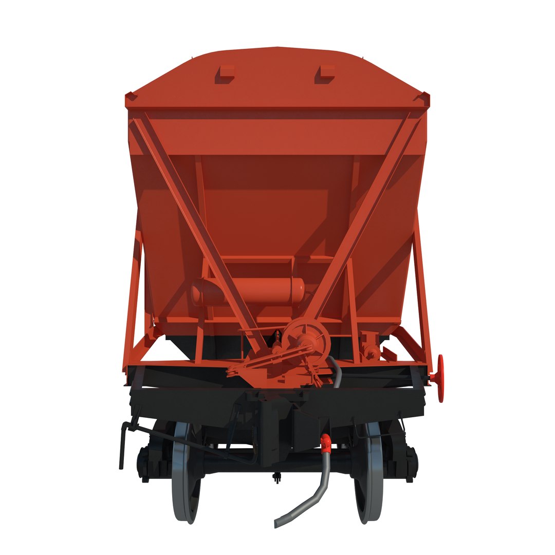 Train Car Hopper 19752 3D Model TurboSquid 1614762