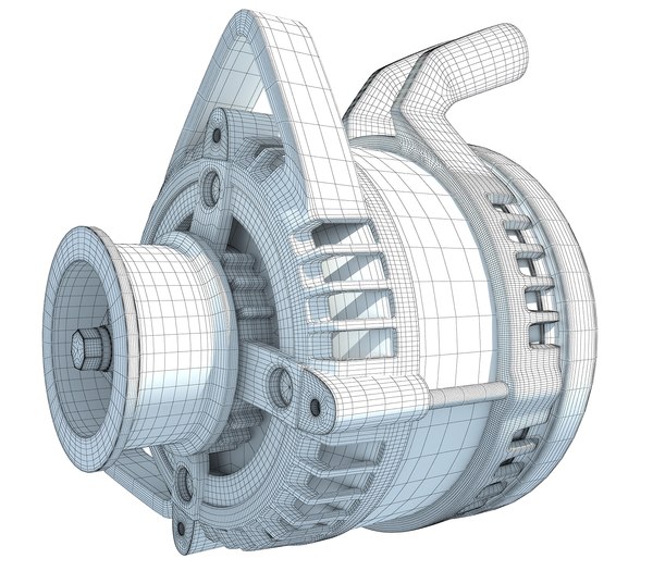 Engine alternator model - TurboSquid 1173268