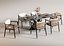 New Chinese Style Dining Set Dining Table and Chairs