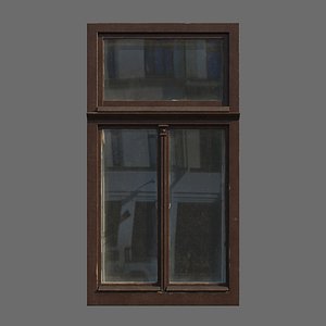 wood windows polys 3D