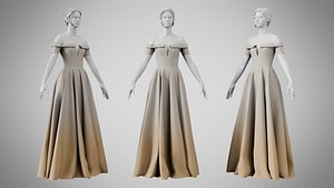 Dress 08 Grullo 3D