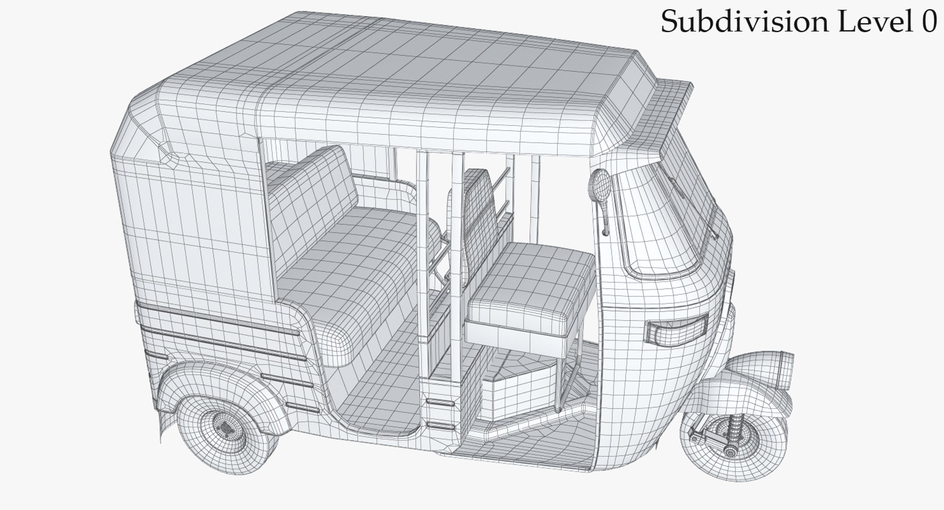 3D Model Auto Rickshaw Tuktuk - TurboSquid 1284100