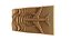 Decorazione da parete in legno ondulato parametrico 23 - macchine per il taglio del legno
