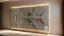Decorazione da parete in legno ondulato parametrico 23 - macchine per il taglio del legno