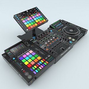Professional DJ Pioneer Collection 3D model