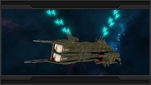 3d baikal class frigate ural